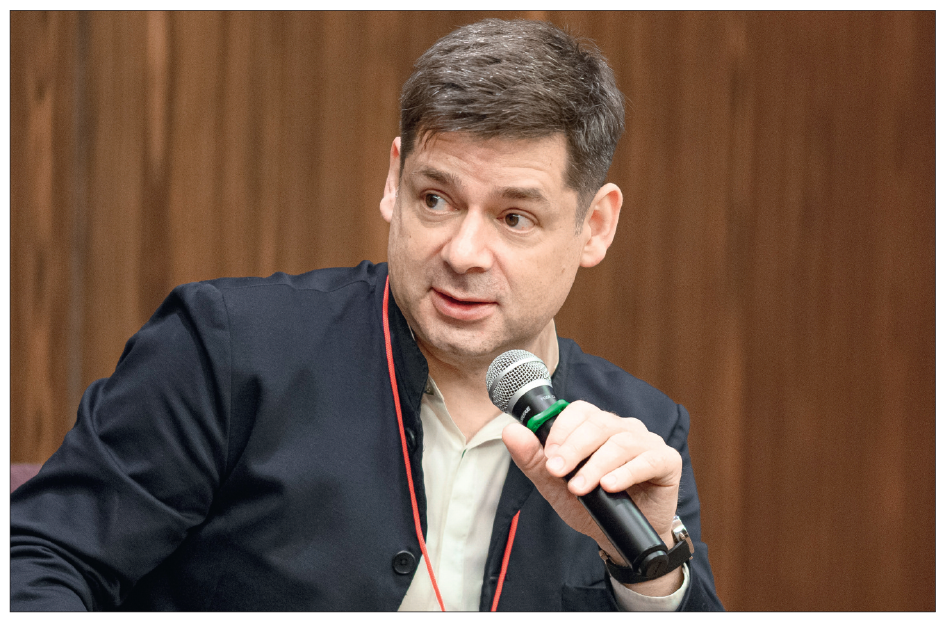 Генеральный директор ООО "Гротек" Андрей Мирошкин на форуме All-over-IP, 2024 г.