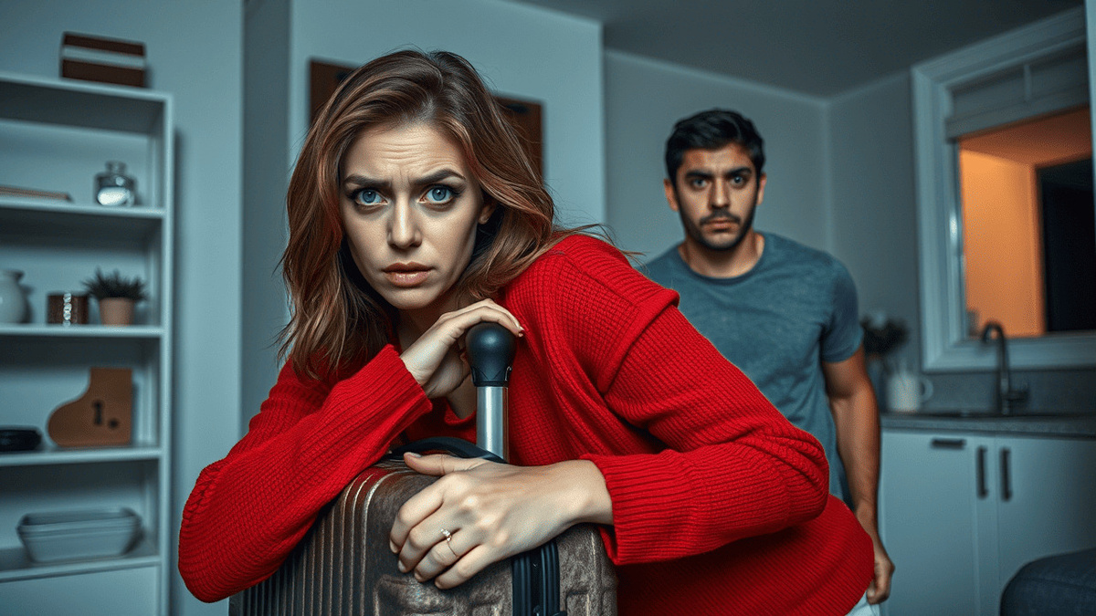 Жена собрала вещи и ушла