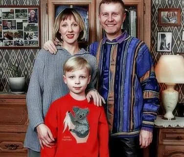 Елена Яковлева с Валерием Шальных и сыном