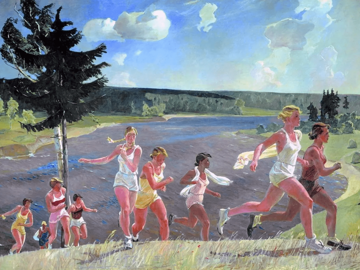 Александр Дейнека "Раздолье" 1944. Из открытых источников.