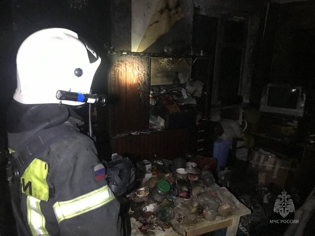    67-летний курянин погиб при пожаре