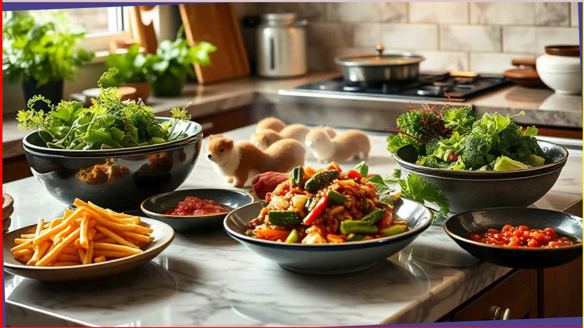 Китайская еда на домашней кухне
