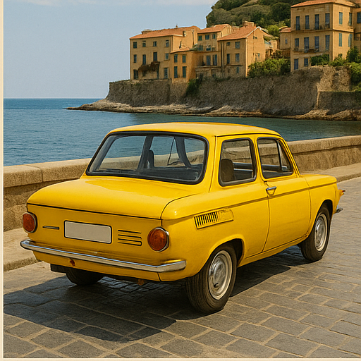 Автомобиль "Запороджец" покоряет туристов в Италии. Источник: ИИ