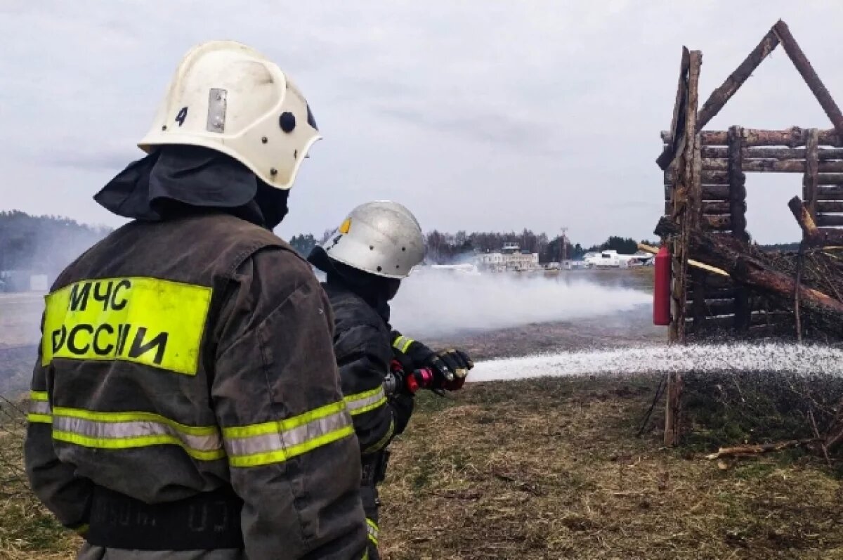    В Тверской области пожарные тушили семь пожаров