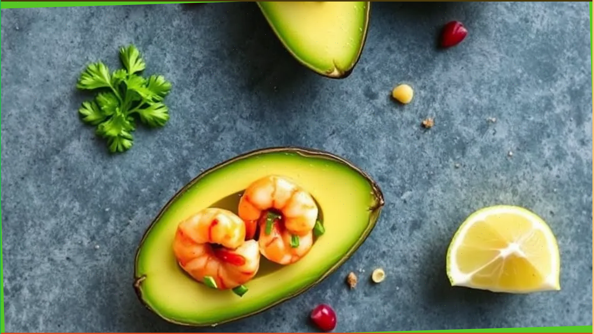 🥑 Лодочки из авокадо с креветками