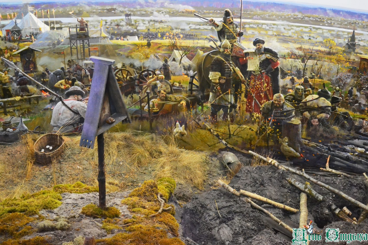 Диорама от Павла Рыженко про стояние на Угре