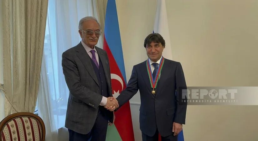 Посол Азербайджана в России в 2024 году от имени президента Азербайджан вручил Орден Году Нисанову