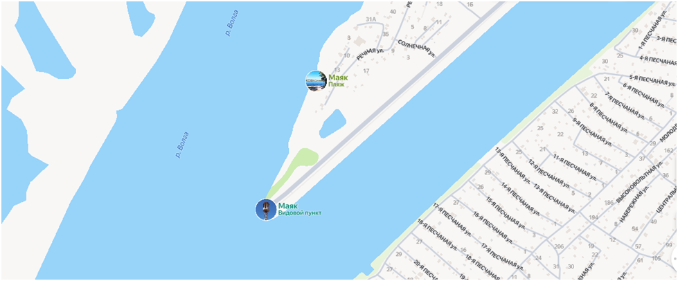 Маяк на Волге