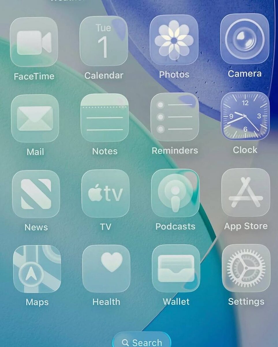    Apple показала обновленный дизайн интерфейса под названием Liquid Glass (фото 2)