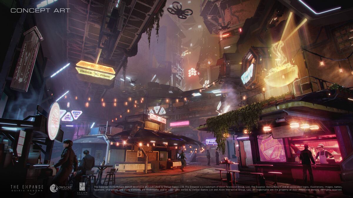 Концепт-арт станции на Церере