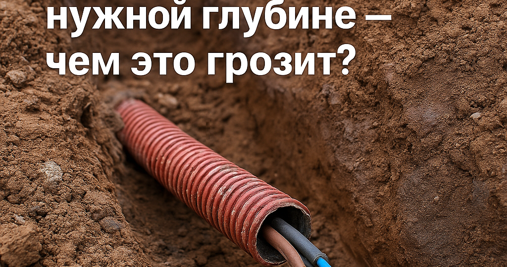 🧲 Заказчик хочет сэкономить и предлагает проложить кабель без брони и не на нужной глубине — чем это грозит?