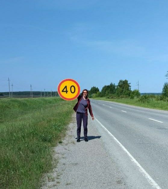 Нашла на обочине, наверно кто-то снес