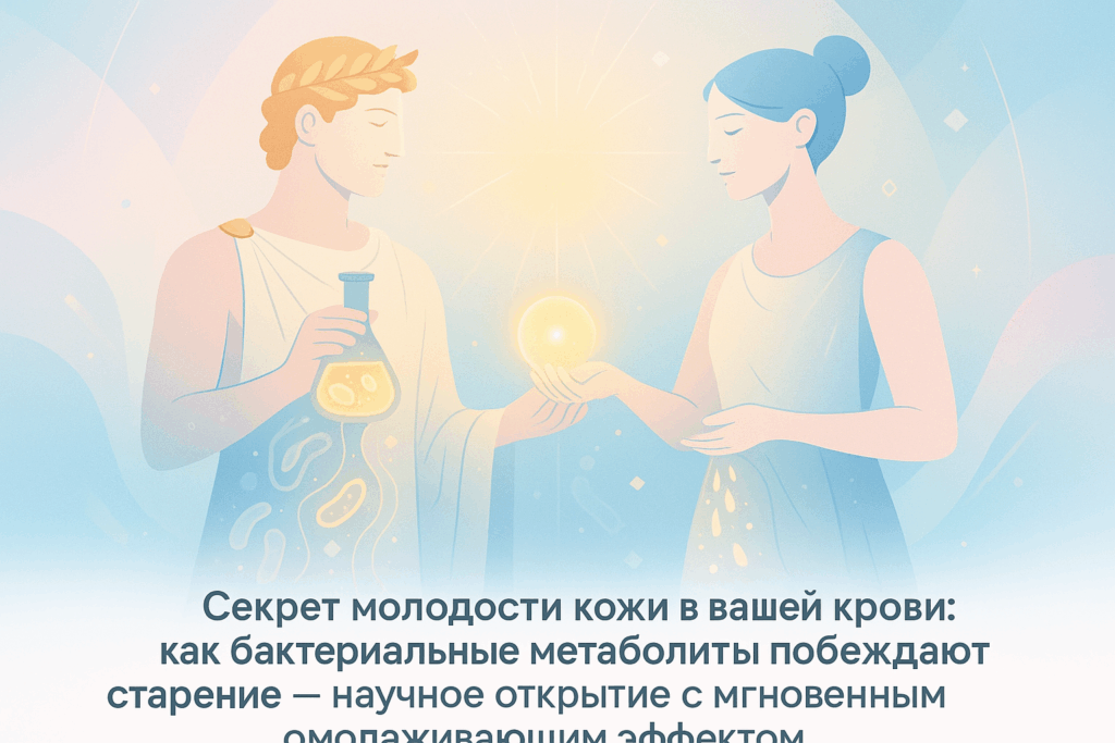    Бактериальные_метаболиты_крови_секрет_молодости_кожи_омоложение Академия терапии