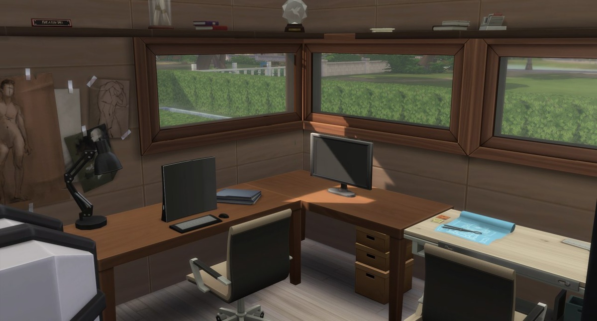 Кабинет архитектура Итана Марса 