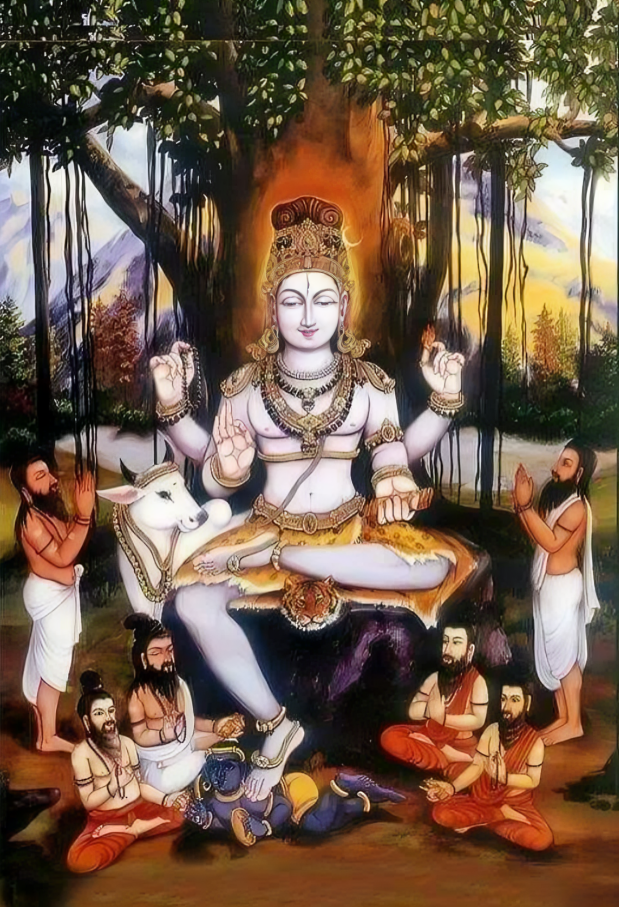 Форма Дакшинамурти. Изображение: Pinterest