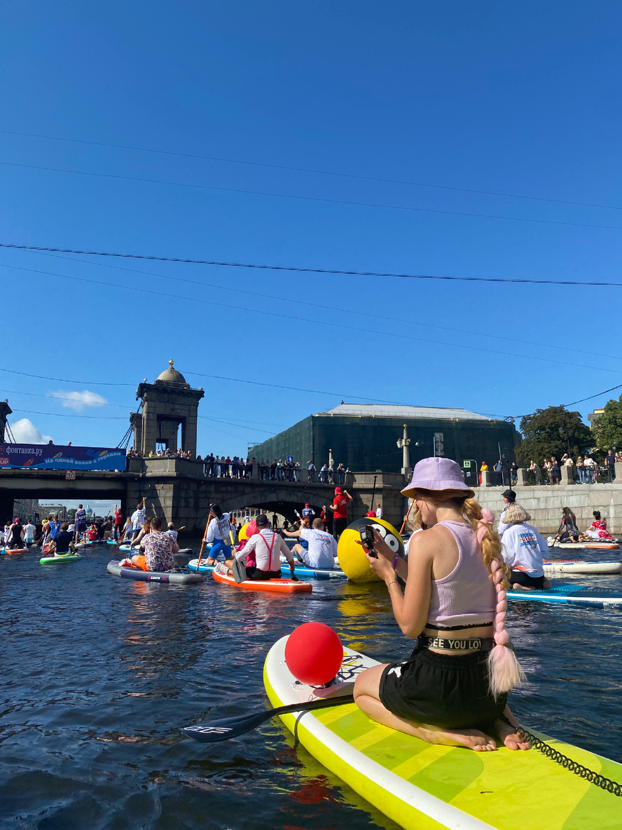 Мы принимали участие в Фонтанка-сап в 2022 и 2023 годах