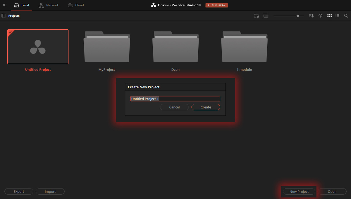Project manager - Создание проекта