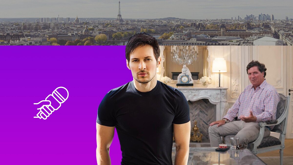 Коллаж 78.ru: pr scr youtube.com/Tucker Carlson, instagram.com(запрещён в РФ)/durov, unsplash.com, flaticon.com/iconixar