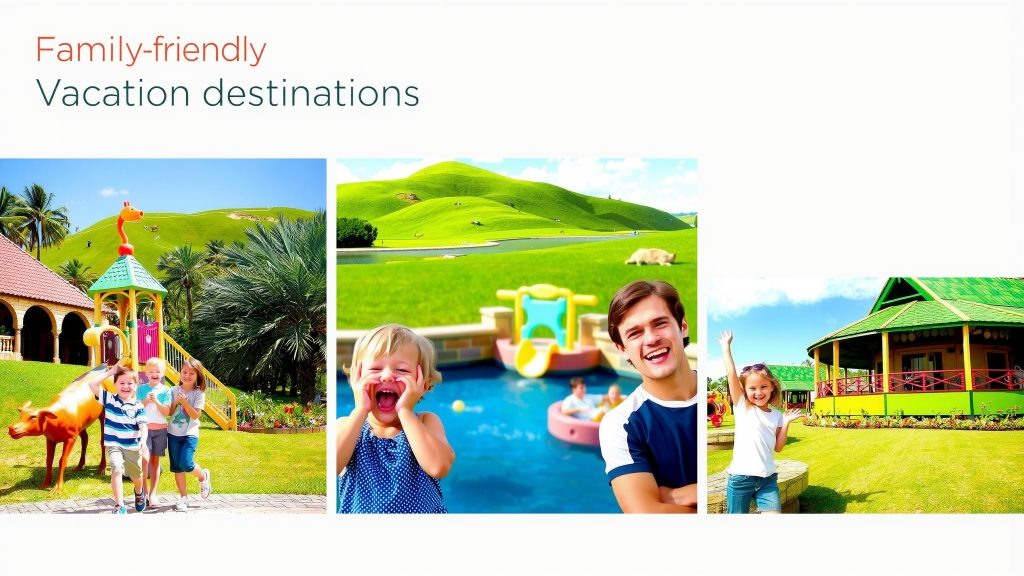    Какие идеальные направления для отдыха с детьми
