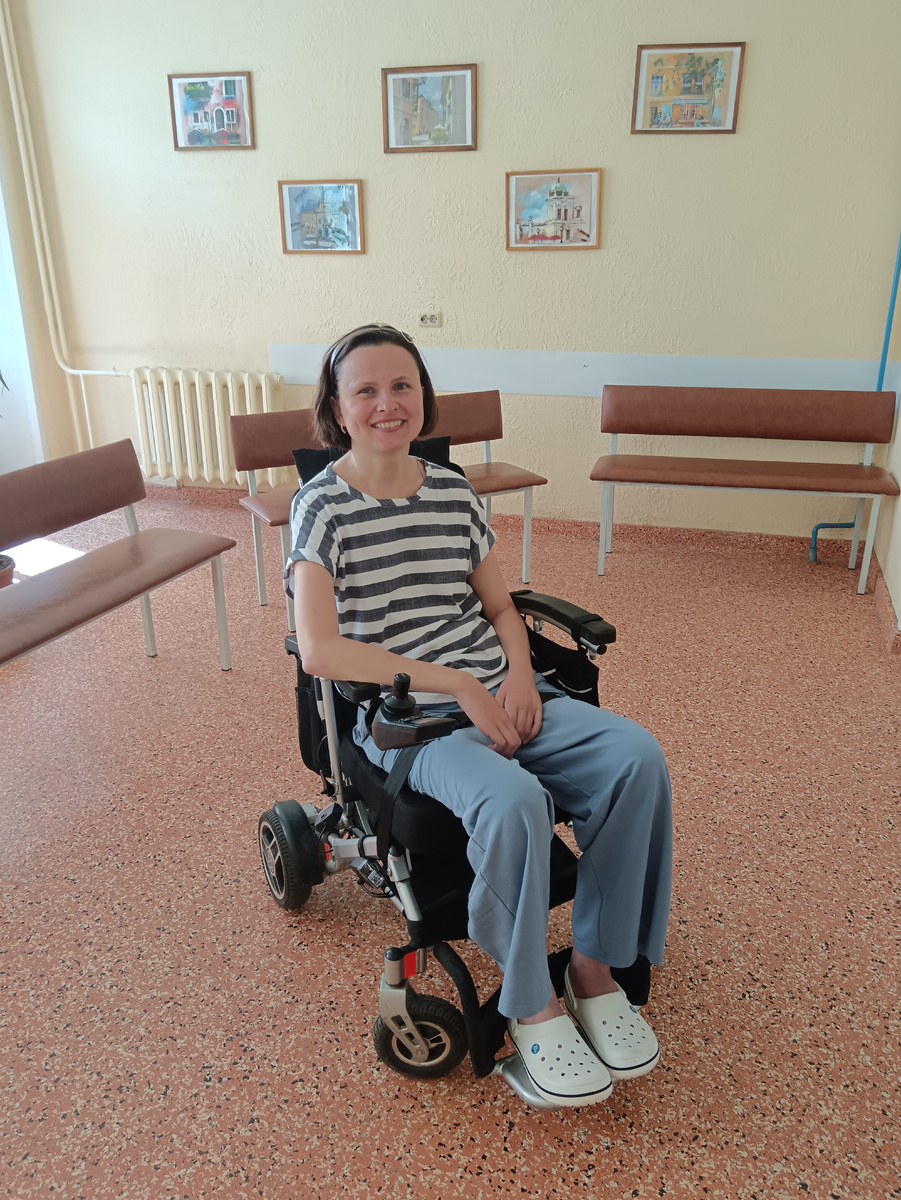 В холле диагностического центра