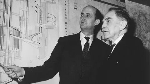 Отто Ган(слева) и Фриц Штрассман(справа)