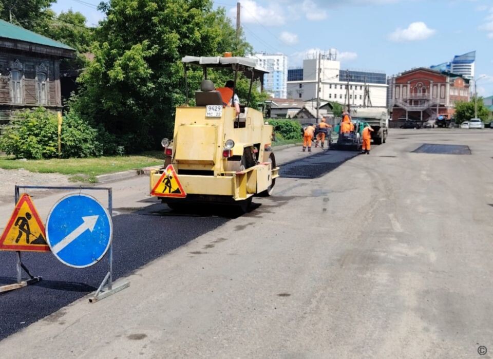    Ремонт дорог в Барнауле. Источник: Barnaul.org