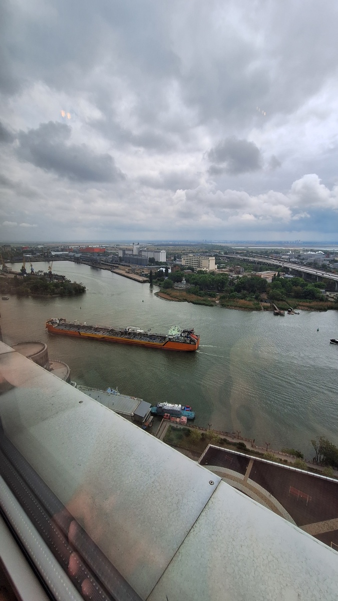 Вид на реку Дон из окна нашей квартиры