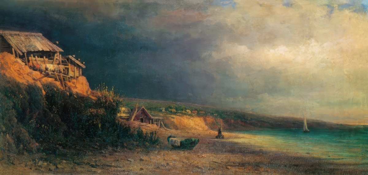 "Перед грозой", 1874 год. Холст, масло