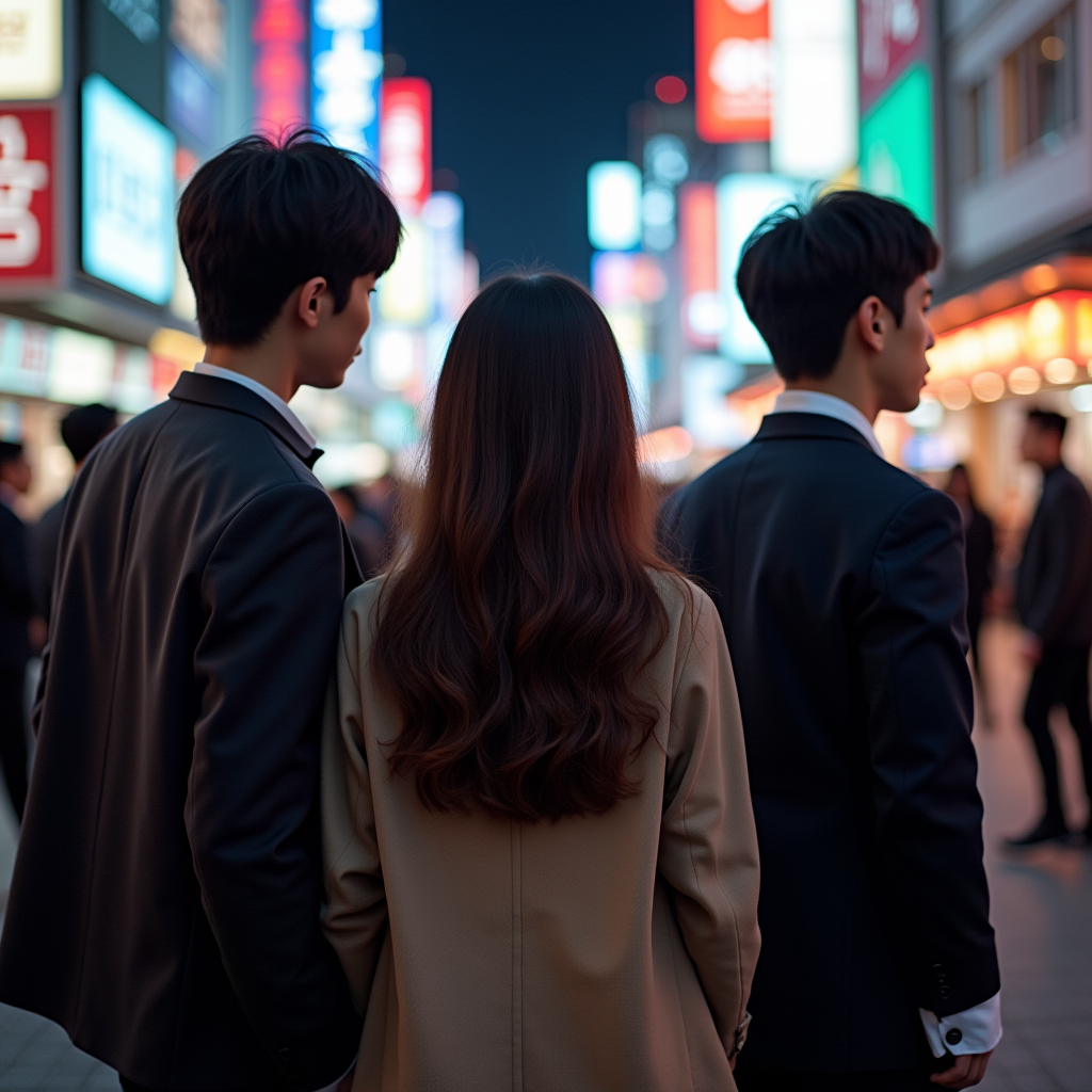 Идея истории пришла мне в голову после коктейля с соджу. Иллюстрация создана по моему промпту нейросетью. 