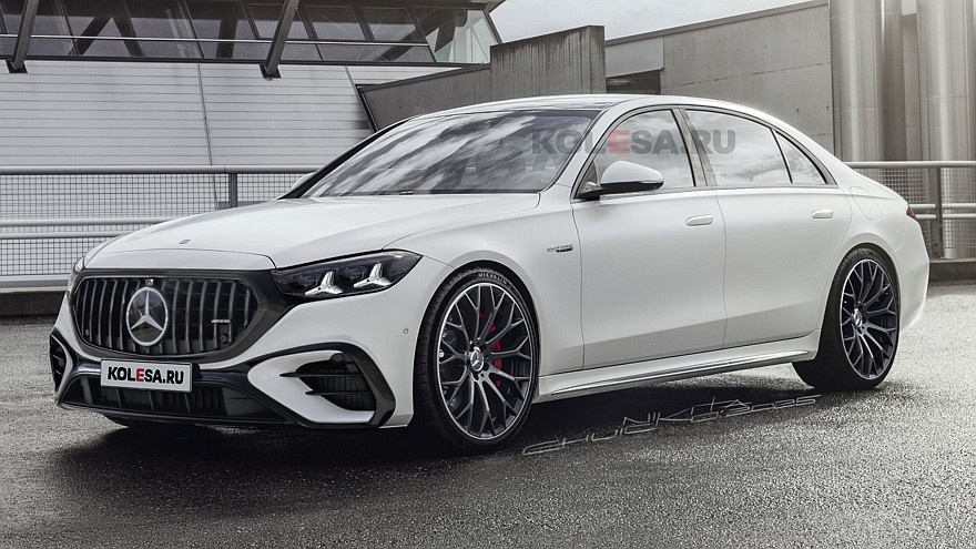    Рендер обновлённого Mercedes-AMG S63 E Performance
