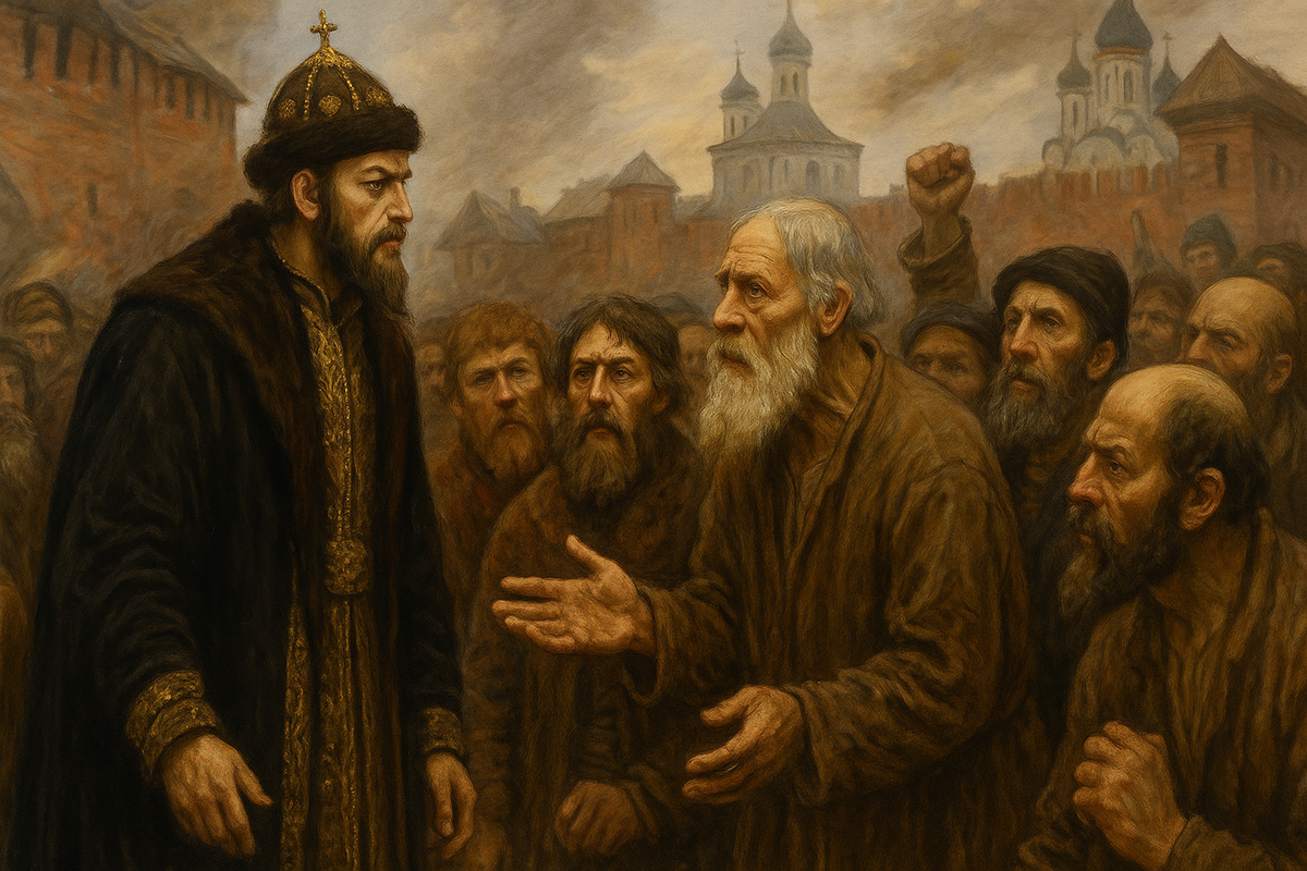 Иван Грозный вышел к народу