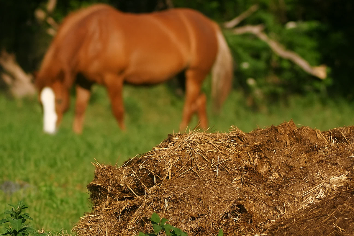 Конский навоз