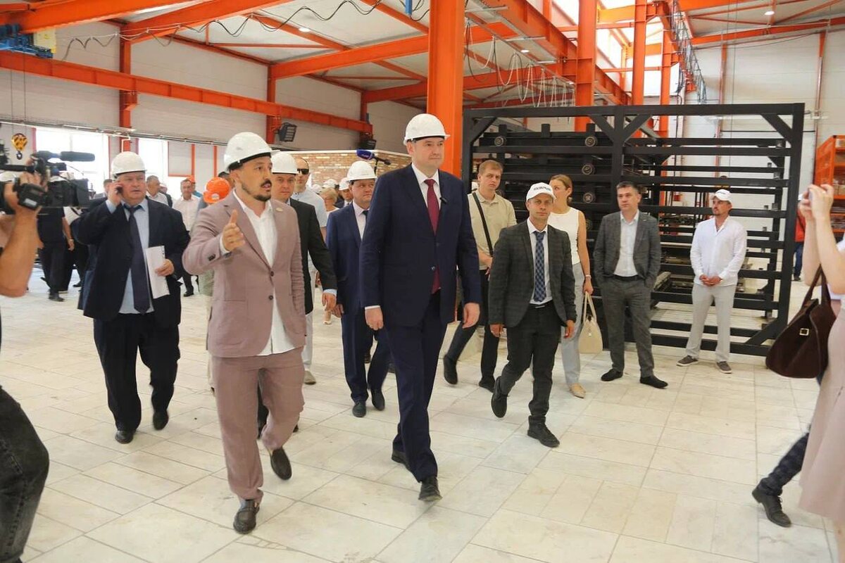  📷    Солнцев принял участие в открытии завода по выпуску оборудования для мясопереработки Андрей Севостьянов
