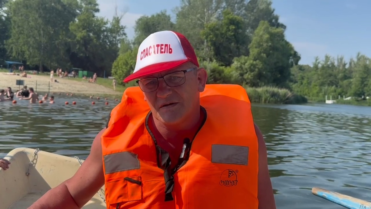   В Курске спасатель Михаил Шейнберг спас тонущую девочку