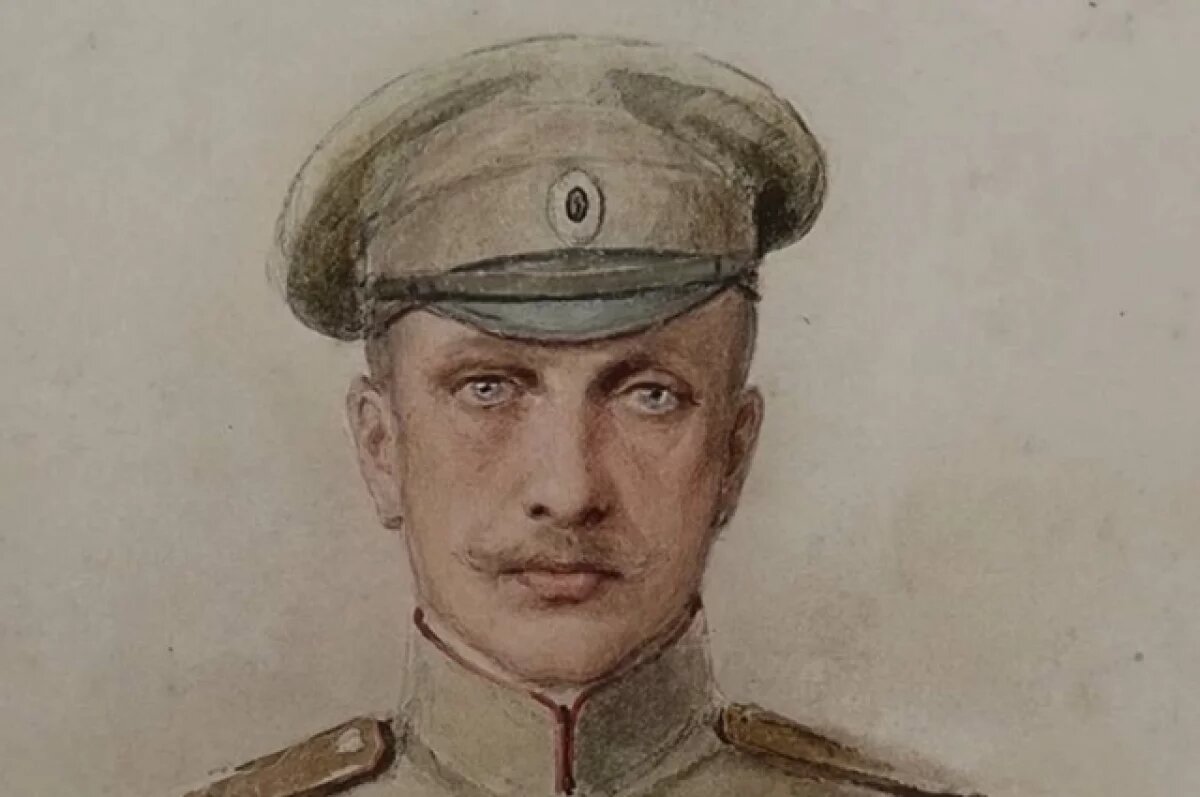    В Ленобласти появился прижизненный портрет белого офицера Лохвицкого