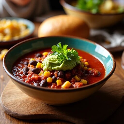 Веганское чили