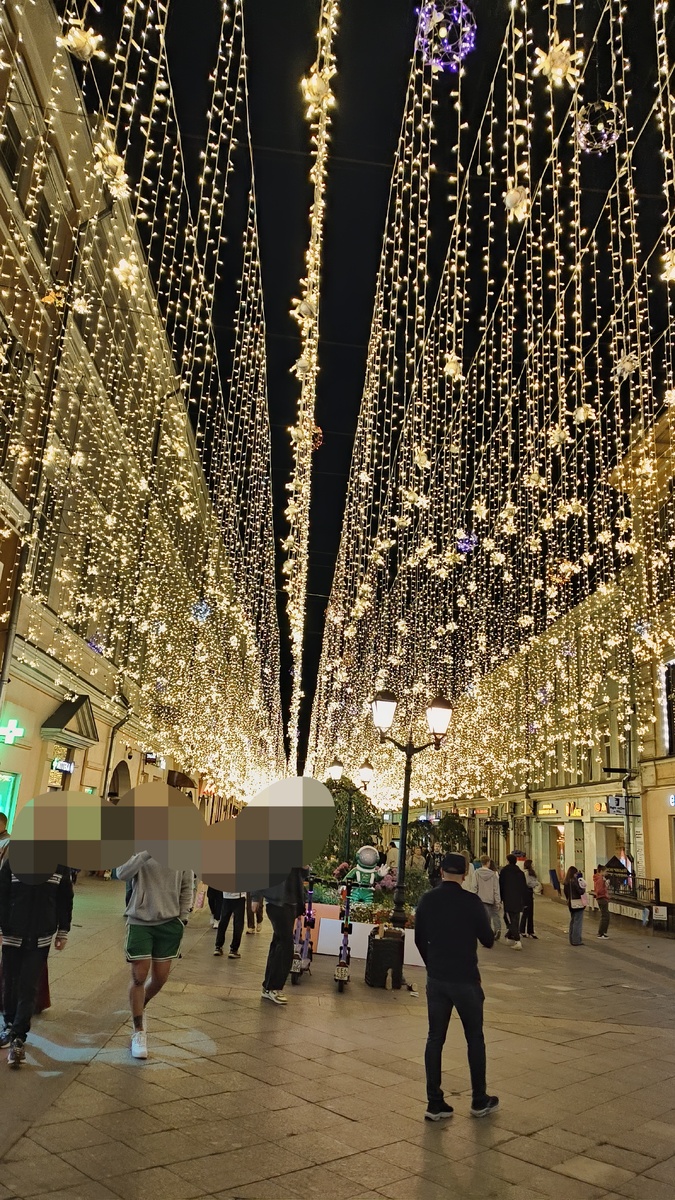 Центр Москвы вечером 