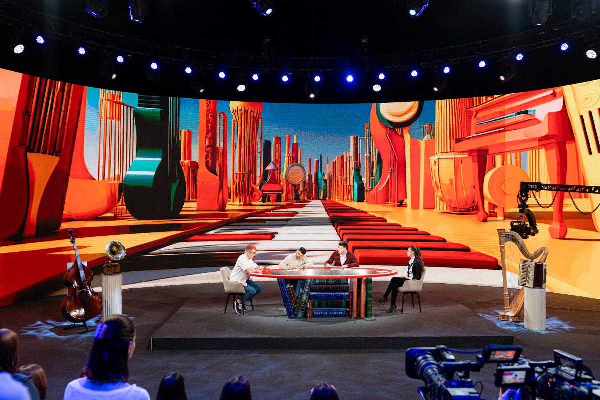 Съёмки шоу «Культура для всех»