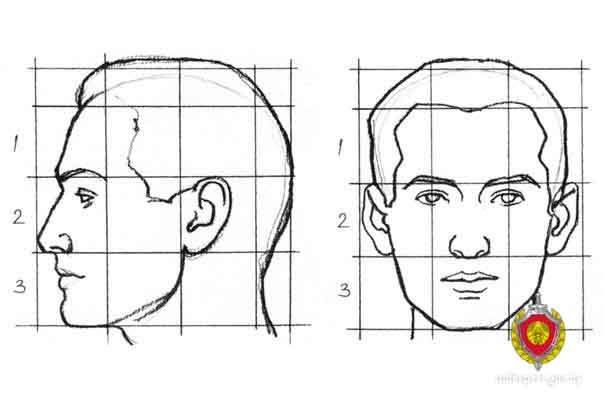 Реальные изображения мужчины, которые анализировала портретная экспертиза