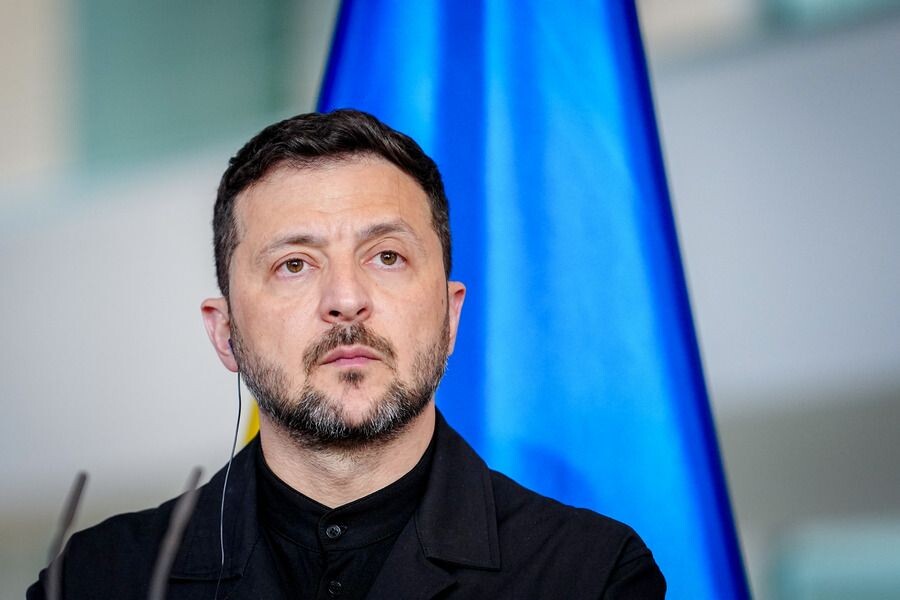    Глава киевского режима Владимир Зеленский / Источник: © Kay Nietfeld/dpa/picture-alliance/ТАСС