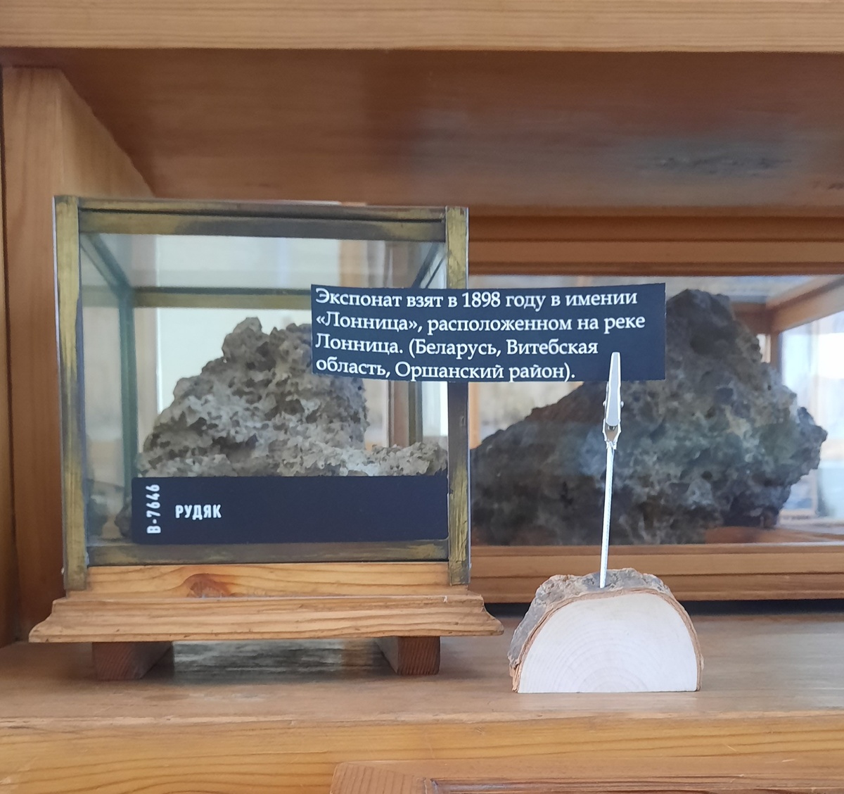 Этот экспонат был тоже взял, предположительно, Вильямсом, но точной информации мы не нашли. Тем не менее, год, когда его отобрали, сам по себе заслуживает упоминания - 127 лет назад! 