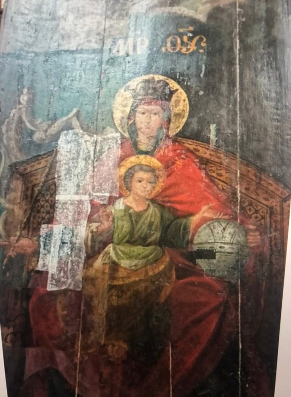 Державная икона Божией Матери: как она выглядела  в ходе реставрации 