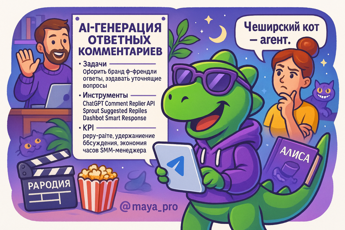    AI-комментарии как новый уровень вовлеченности: покоряем соцсети с помощью нейросетей Артур Хорошев