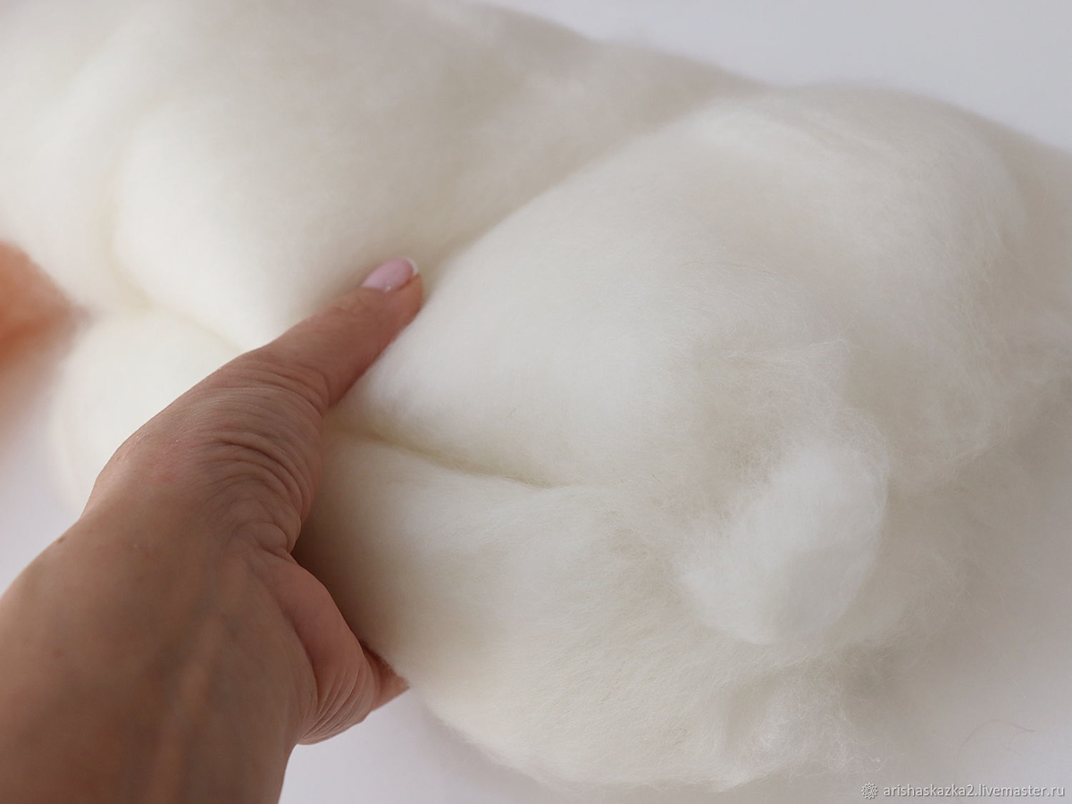 Валяная шерсть мериноса