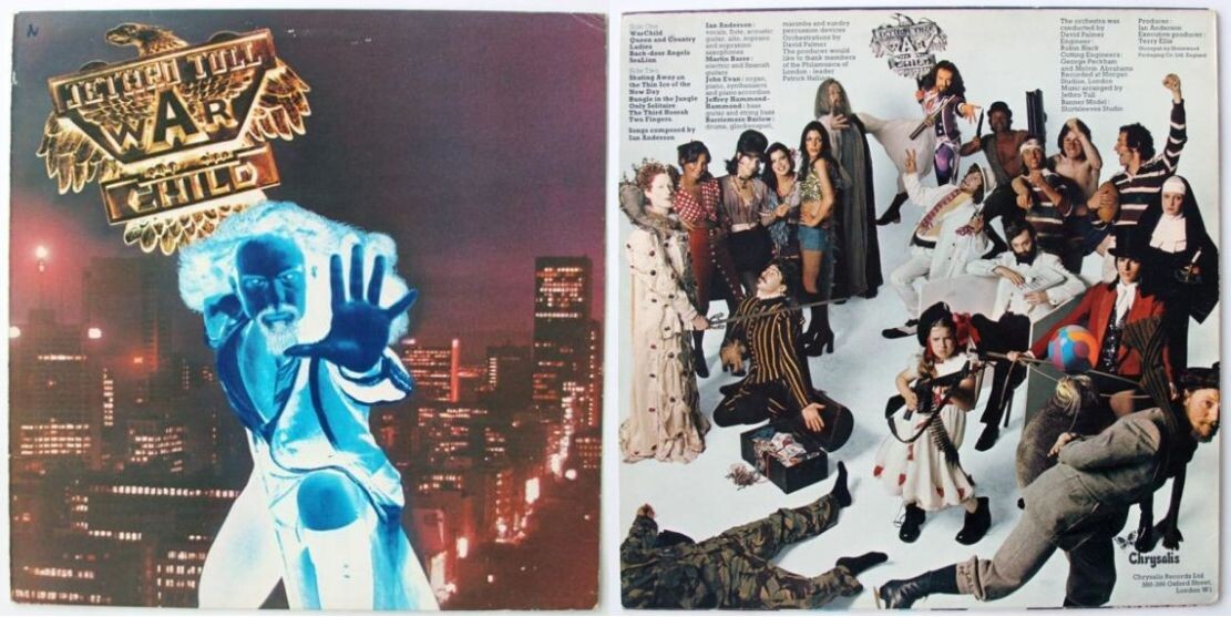 Конверт альбома Jethro Tull "War Child", 1974 г.