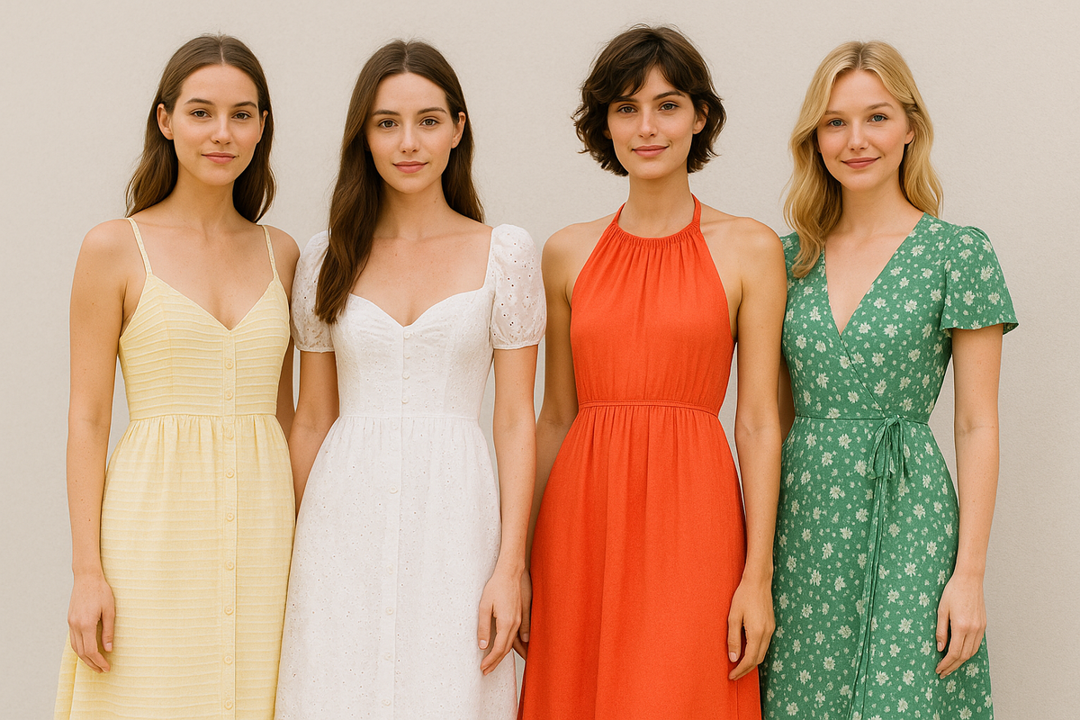 Лучшие летние платья на 2025 год.