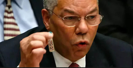 Это же как Пауэлу пришлось выкручиваться в ООН, чтобы доказать необходимость агрессии против Ирака!