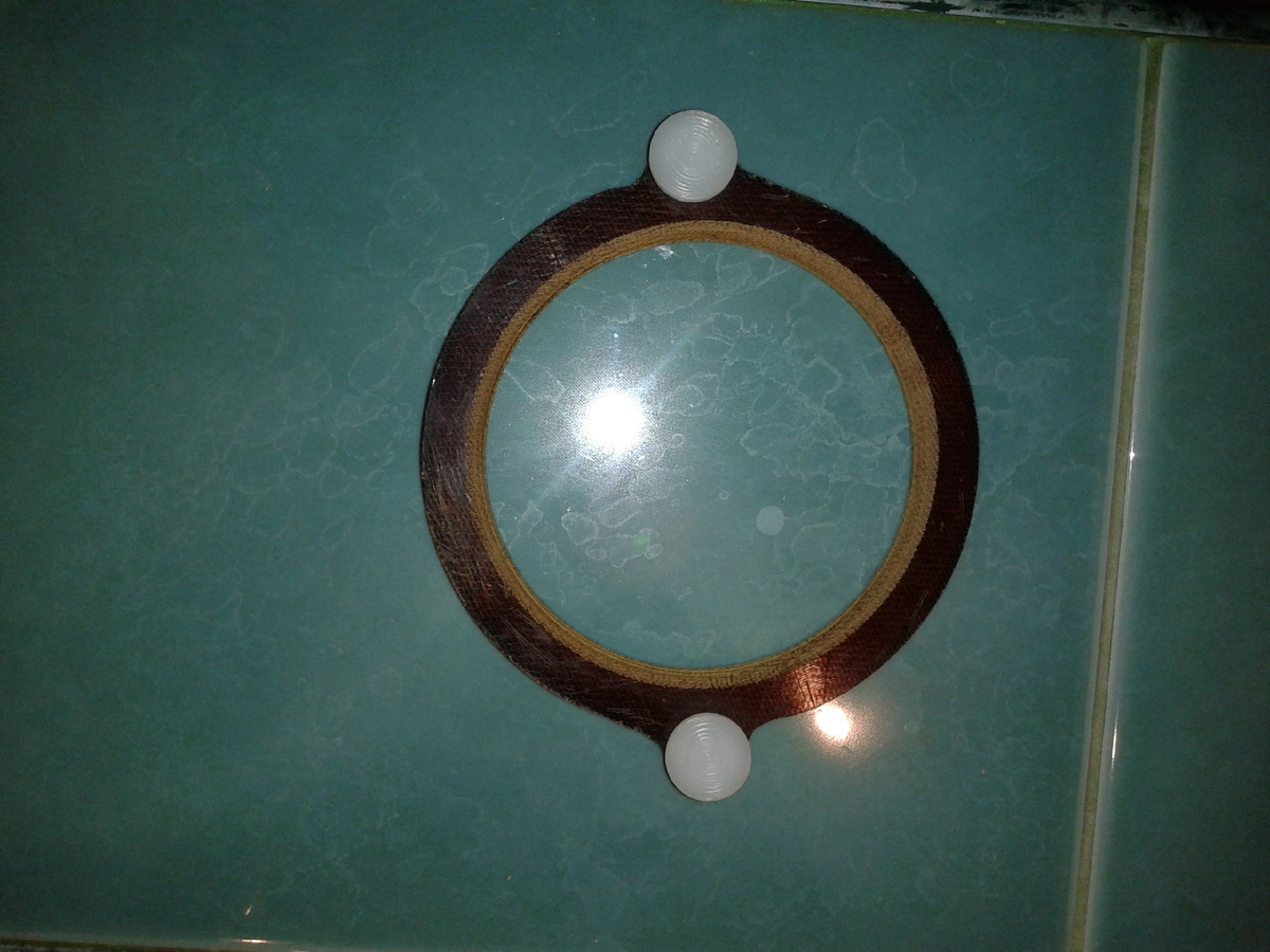 Данный экземпляр из листового стеклотекстолита. Бобышки под бандаж из ZEDEX.