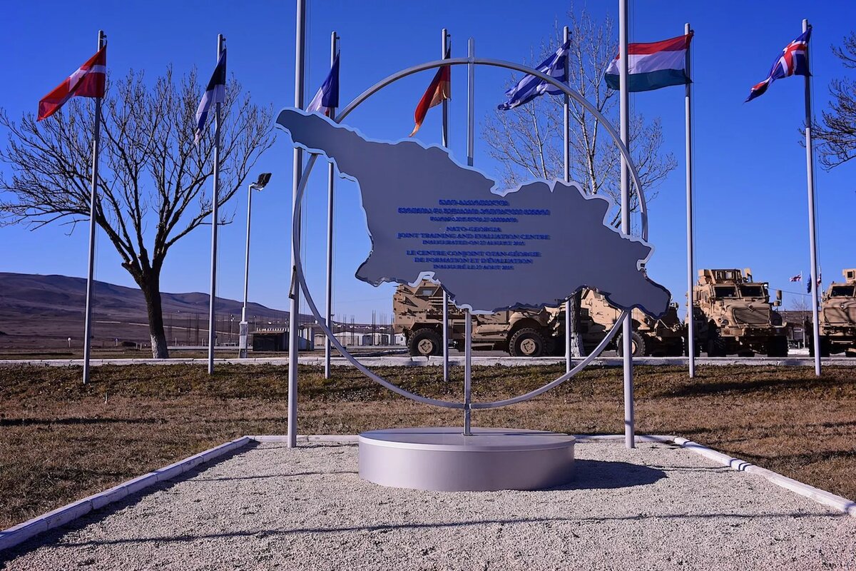 Учебный центр Грузия-НАТО на территории военной базы в Крцаниси © Sputnik / Alexander Imedashvili