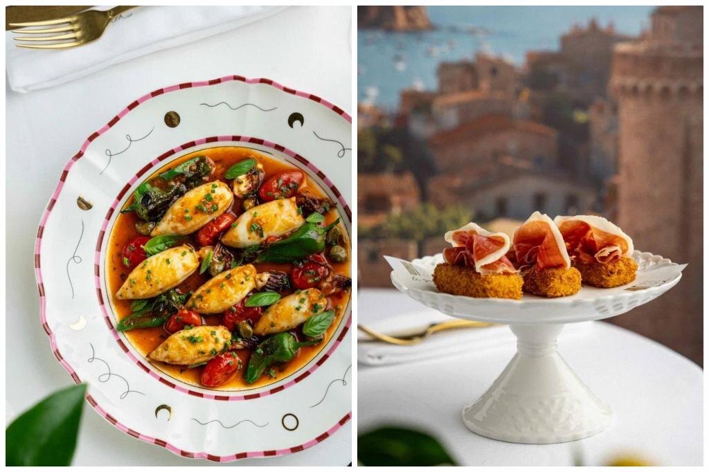 Блюда в ресторане «Юг 22»